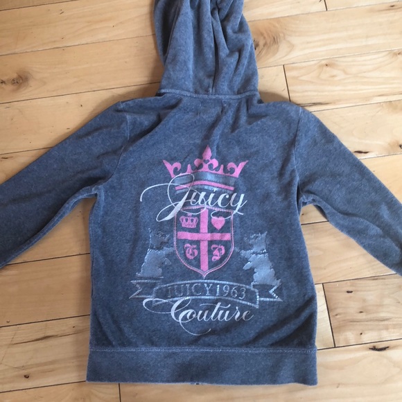 Juicy Couture Jackets & Blazers - Velour juicy couture zip up hoodie